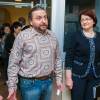 Алексей Строганов на открытии выставки